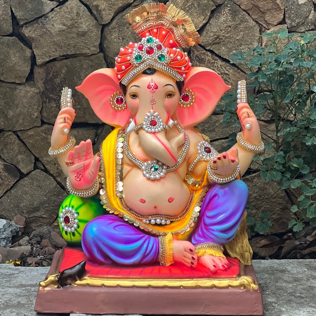 18'' Single Load Feta Dhoti Purple