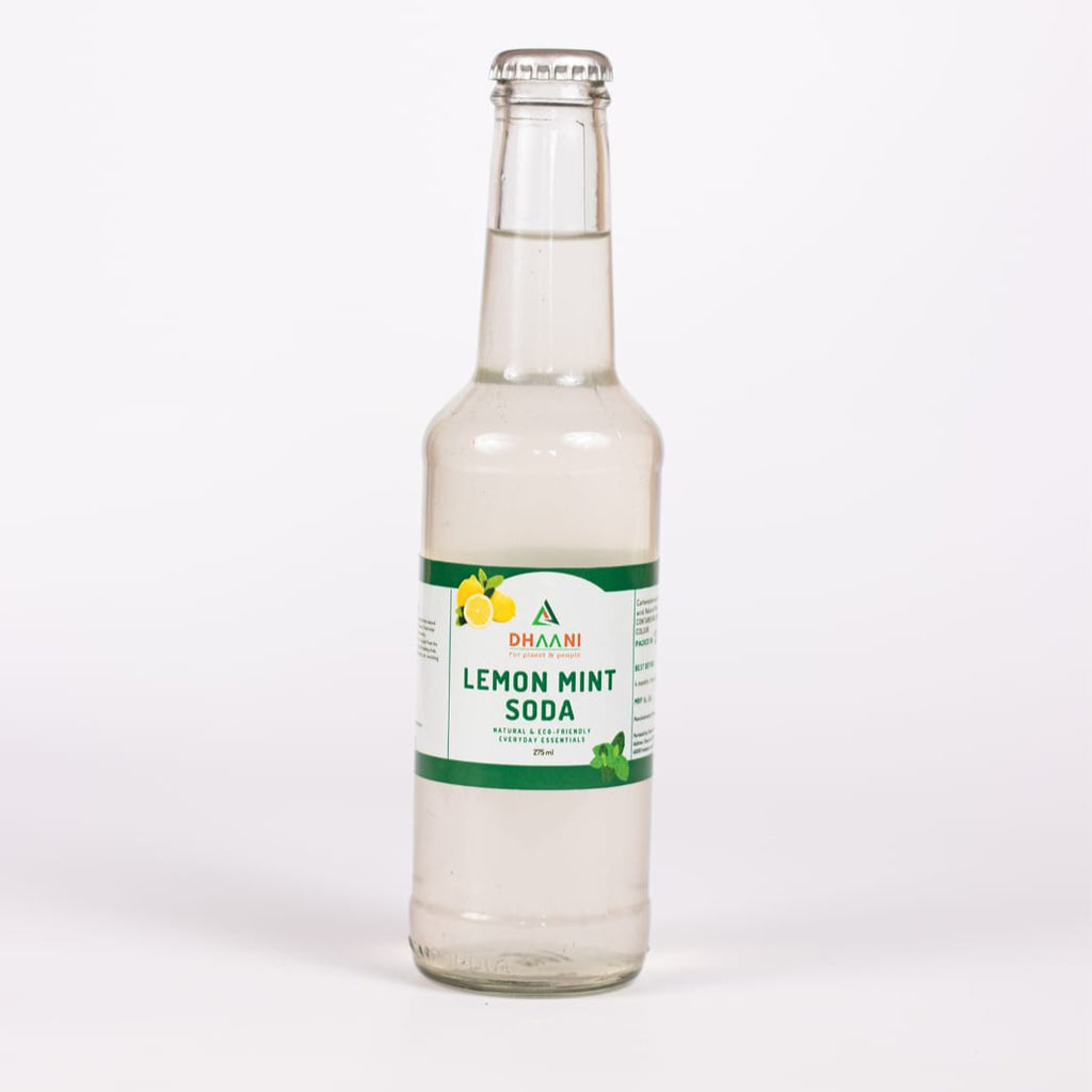 Dhaani Foods Fresh Lemon Mint Soda – Pack of 10