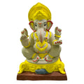17" Titwala No. 8 Shadu Maati Ganpati Idol | Eco-Friendly Clay Ganesha