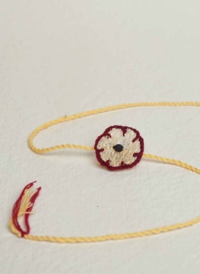 Seed Rakhi pack (with chawal and kumkum) - Love is in the Air - Loofah - (SB2445002) - Seeds : malabar, Spinach, Amaranthus, Purslane