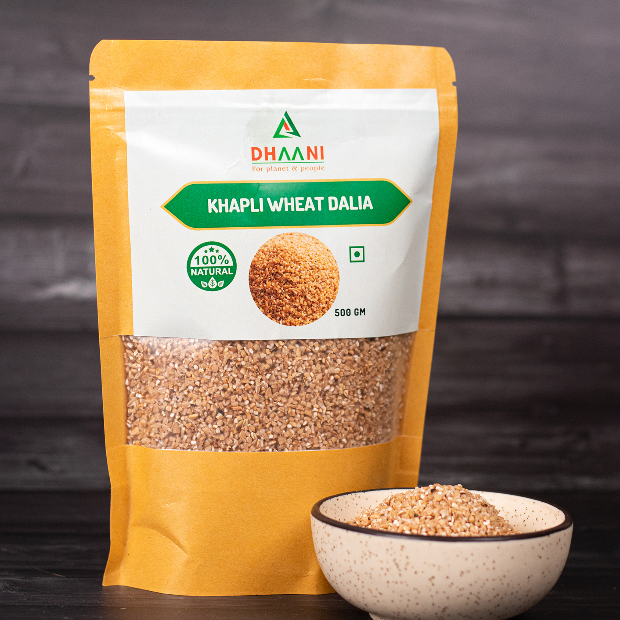 Khapli Wheat Daliya | Nutritious & Traditional Grain