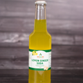 Pack of 10 Lemon Ginger Soda Bottles