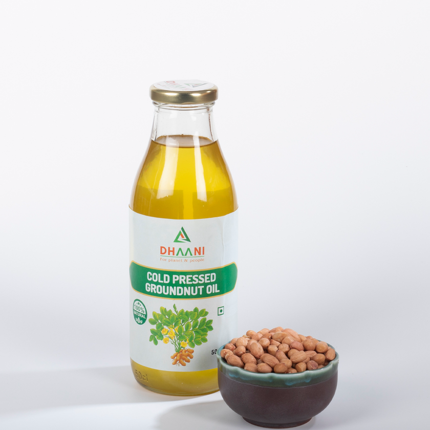 Natural Cold Pressed Groundnut Oil 