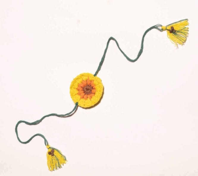 Seed Rakhi Pack (with chawal and kumkum) - Love is in the Air (SB2375001) - Seeds : Roselle, Amaranthus, Purslane, Basil
