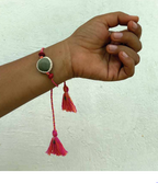 Seed Rakhi pack (with chawal and kumkum) - Fever Nut with Okra, Amaranthus, purslane seeds