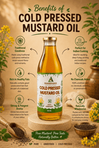 Pure Kachi Ghani Mustard Oil – Natural Cold-Pressed Cooking Oil