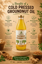 Pure Kachi Ghani Groundnut Oil – Natural Cold-Pressed Cooking Oil