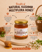 Natural Kashmir Multiflora Honey – Pure Raw Multiflora Honey | Natural & Healthy Sweetener