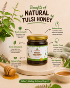 Natural Tulsi Honey – Pure Raw Tulsi Honey | Herbal & Immunity Support