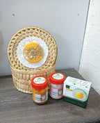 Green Covered Basket | Stylish Storage Basket with Lid