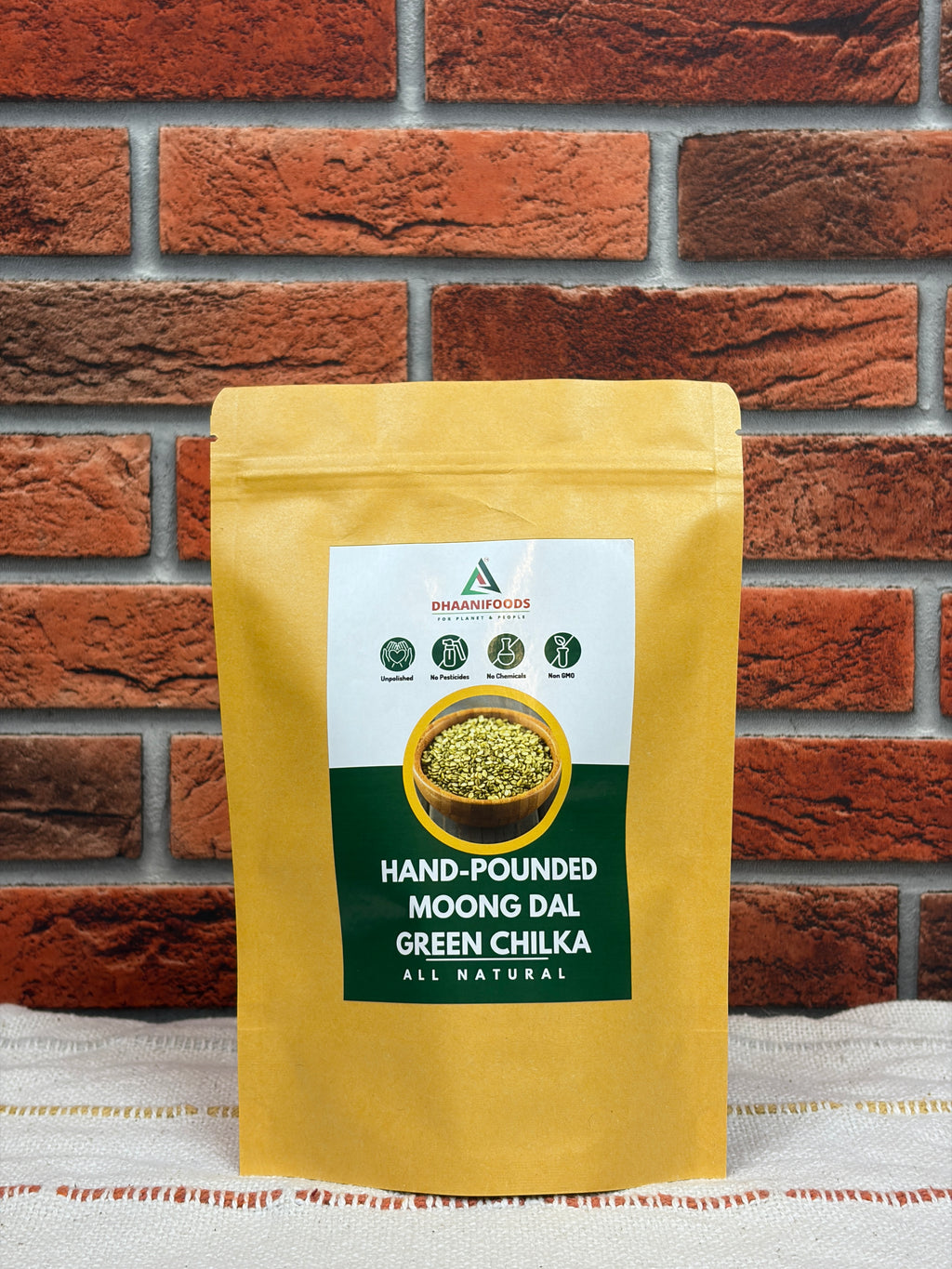 Hand-Pounded Green Chilka Moong Dal – Natural & Unpolished Protein-Rich Lentils