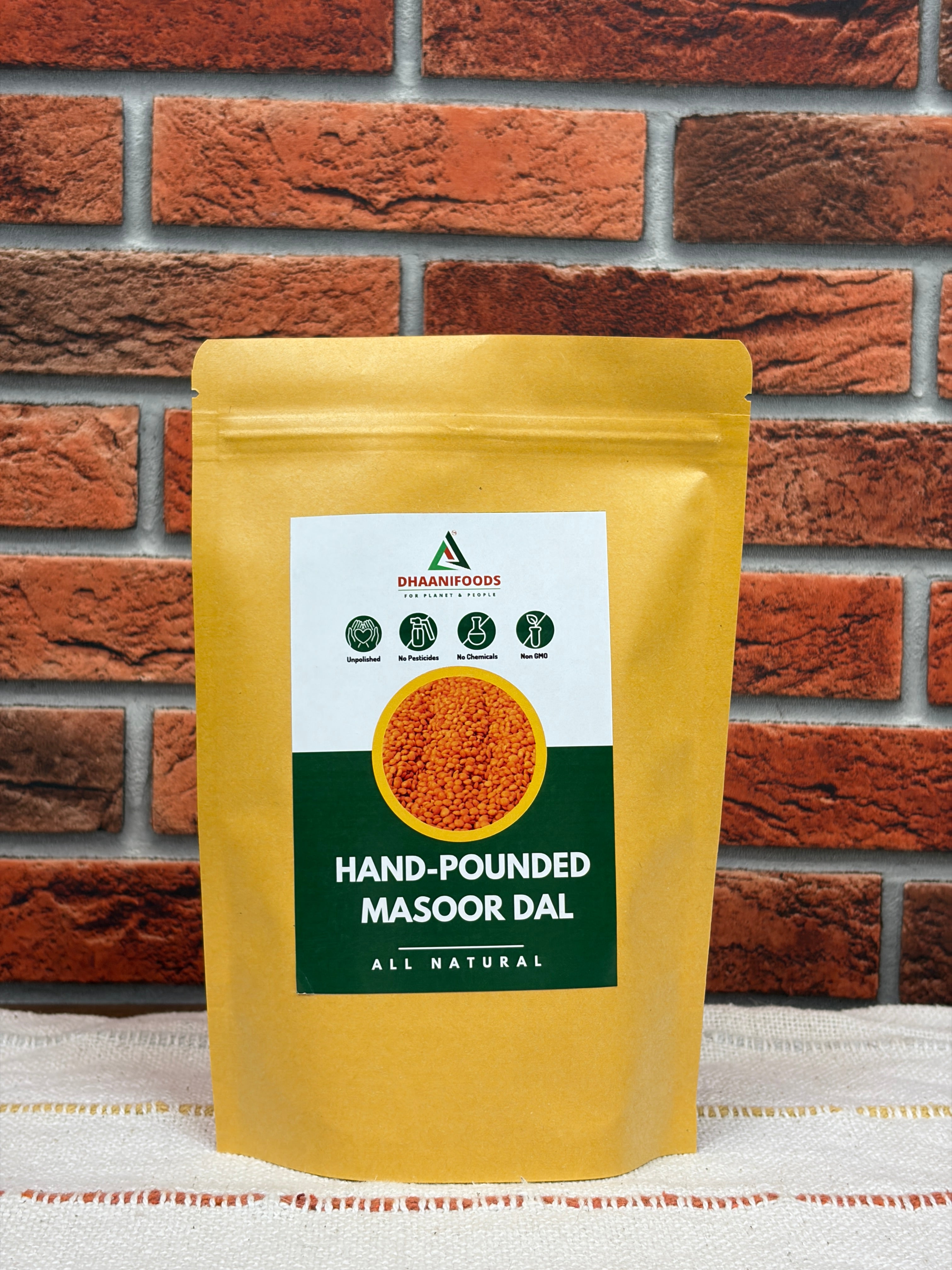 Hand Pounded Pink Masoor Dal | Unpolished | High Protein