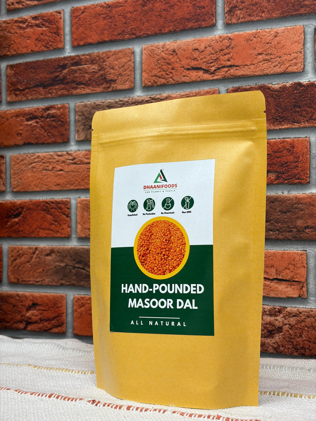 Hand Pounded Pink Masoor Dal | Unpolished | High Protein