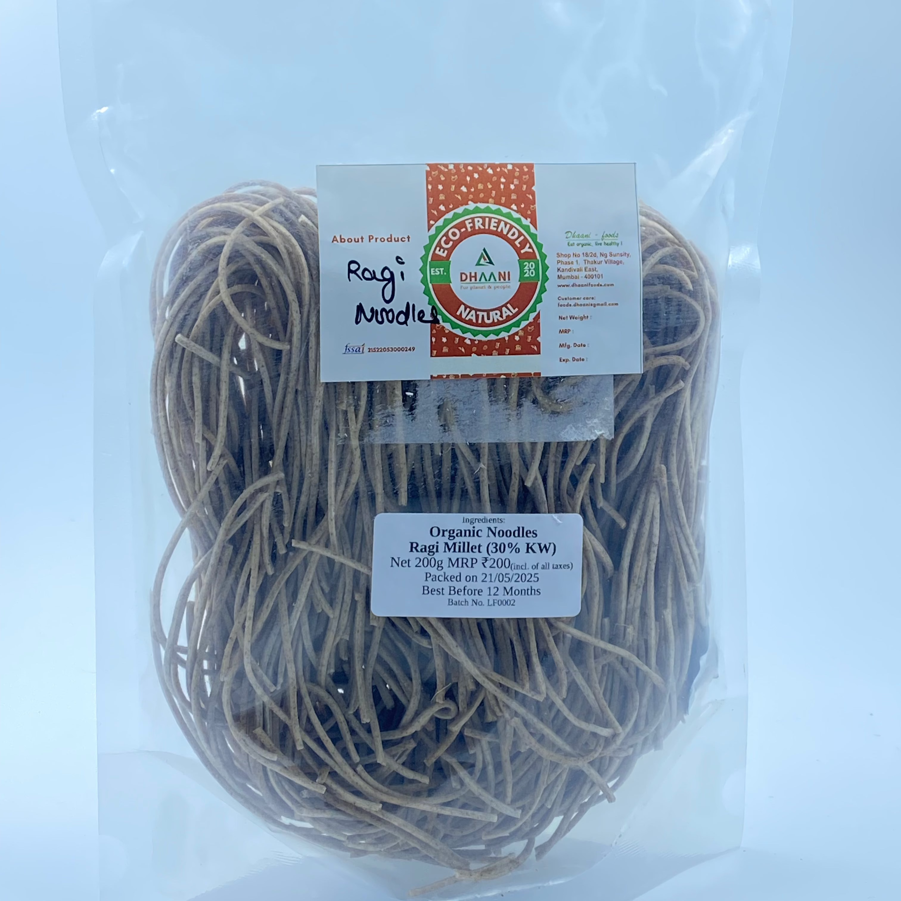 Natural Ragi Millet Noodles