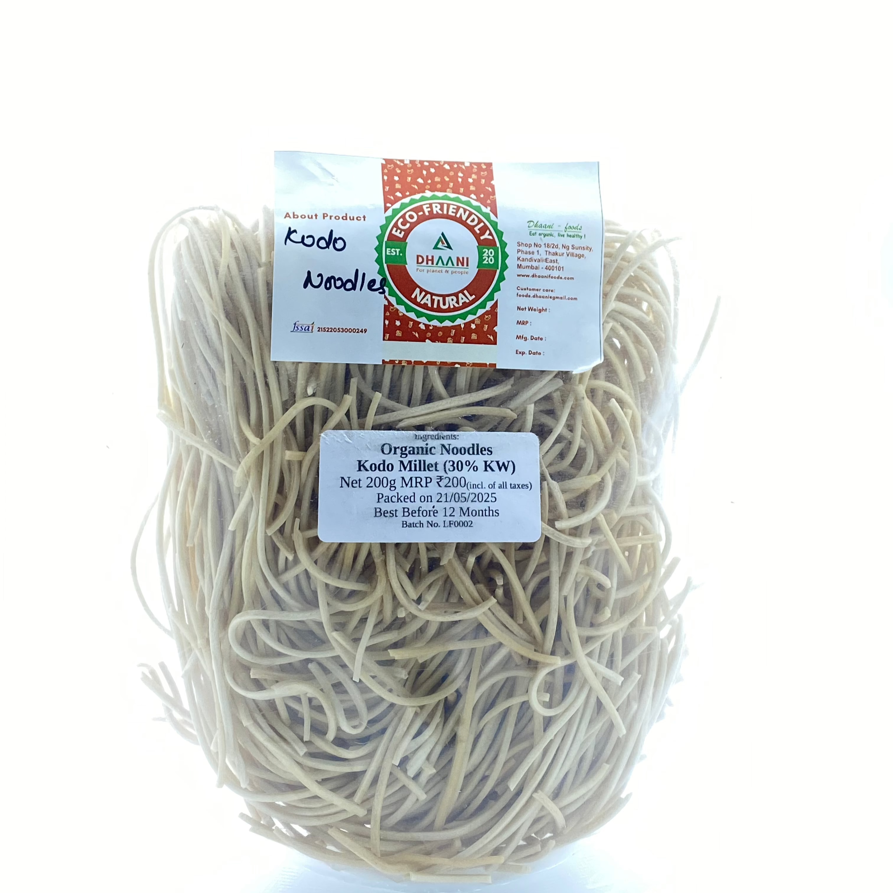 Natural Kodo Millet Noodles