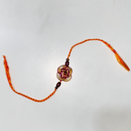 Pink Flower Bamboo rakhi