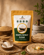 Khapli Wheat Flour | Low Gluten Emmer Atta Healthy Wheat | Dhaani Foods
