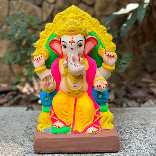 No 16 Lalbaug Raja Ganesh Idol 13" (DMSP)