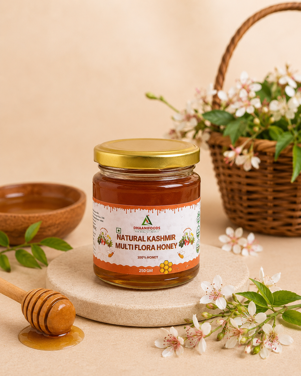 Natural Kashmir Multiflora Honey – Pure Raw Multiflora Honey | Natural & Healthy Sweetener
