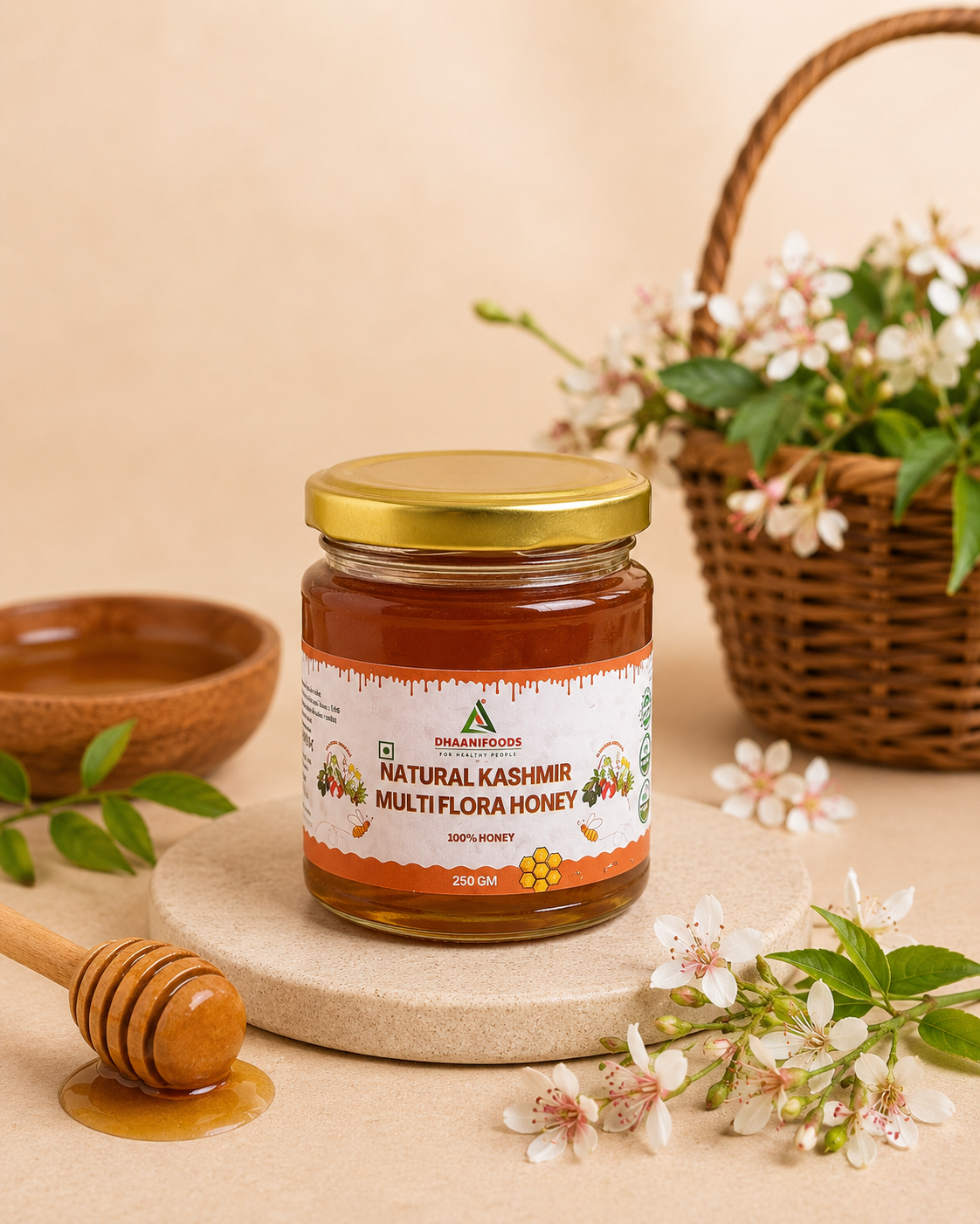 Natural Kashmir Multiflora Honey – Pure Raw Multiflora Honey | Natural & Healthy Sweetener