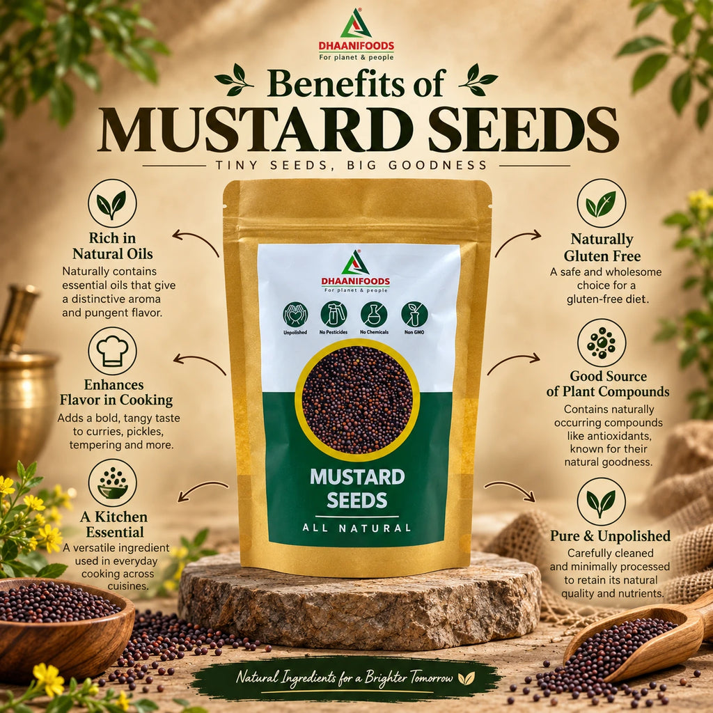 Mustard Seeds (Rai) | Premium Quality Whole Spice