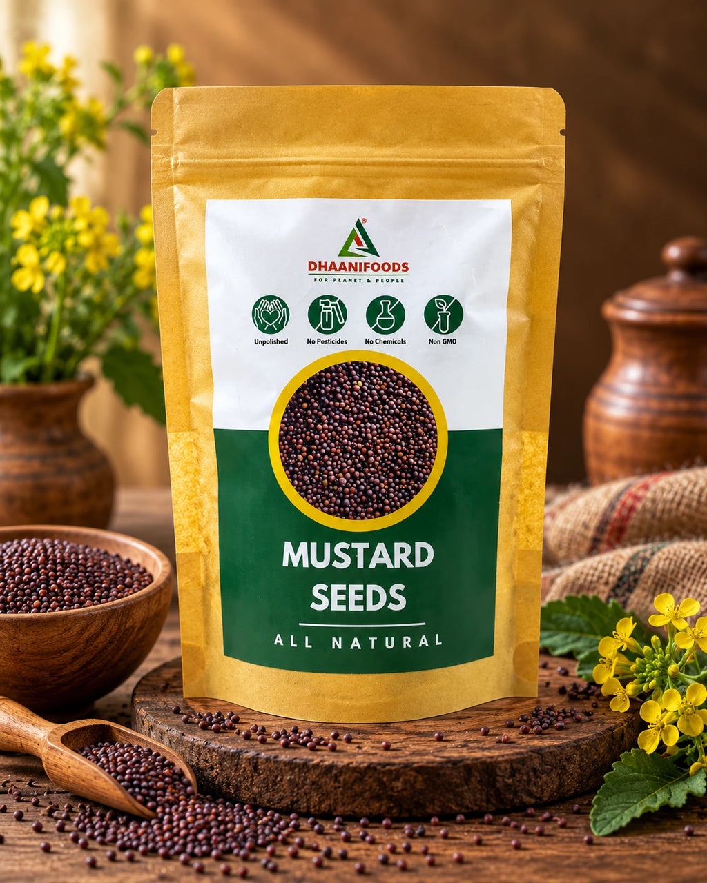 Mustard Seeds (Rai) | Premium Quality Whole Spice