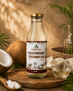Natural Cold-Pressed Coconut Oil – Pure & Unrefined Cooking Oil