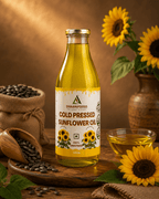 Natural Cold-Pressed Sunflower Oil – Wood Pressed Cooking Oil