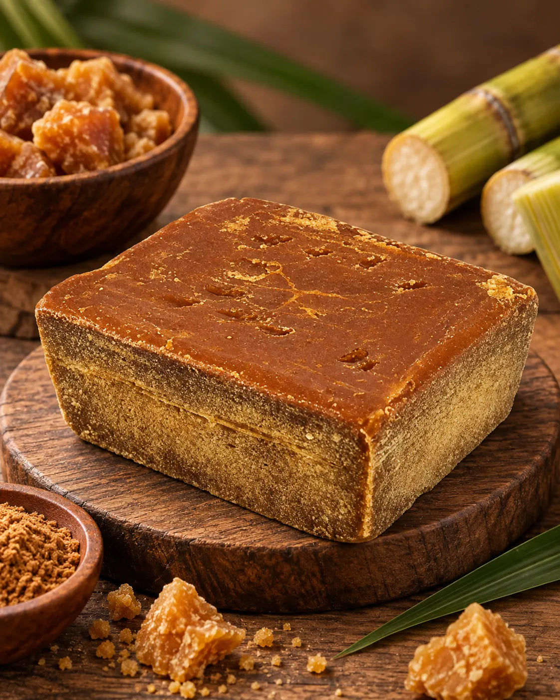 Natural Jaggery Block (Gur) – Pure, Chemical-Free & Traditional Sweetener