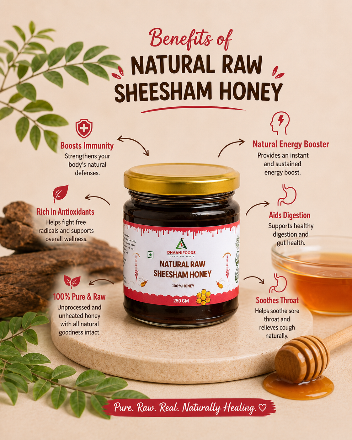 Natural Sheesham Honey – Pure Raw Sheesham Honey | Natural & Healthy Sweetener