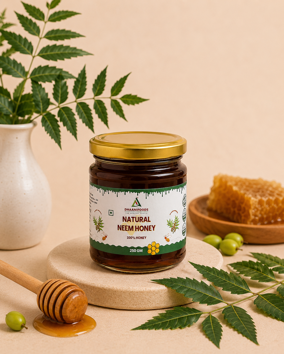 Neem Honey – 100% Pure Natural Herbal Honey