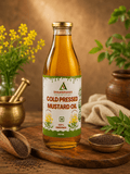 Pure Kachi Ghani Mustard Oil – Natural Cold-Pressed Cooking Oil
