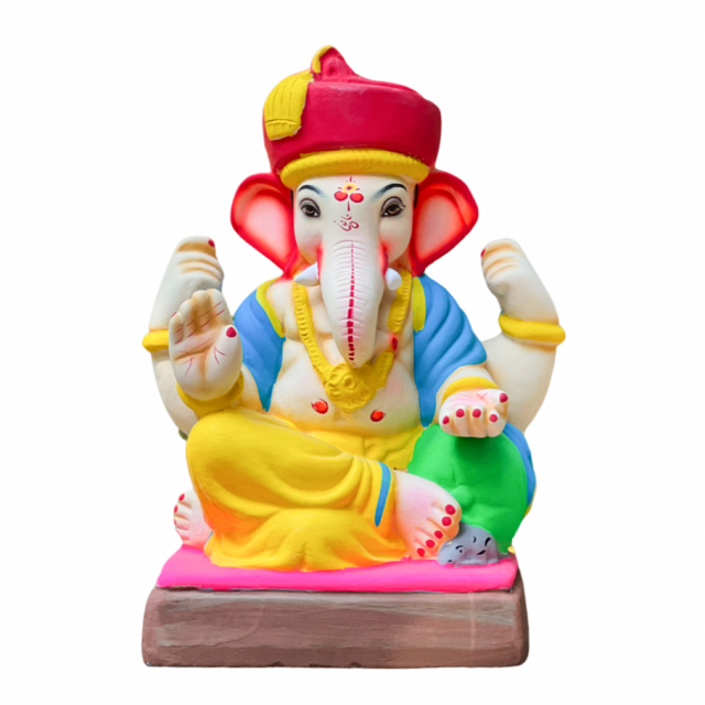 No 16 Shivrekar Pagadi Ganesh Idol 13" (DMSB)