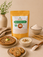 Sprouted Khapli Wheat Flour – Natural Stone Ground Atta
