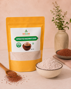 Sprouted Nachni Flour | Ragi Atta High Calcium Millet Flour | Dhaani Foods