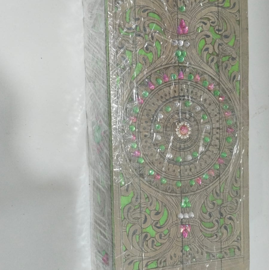 Pattachitra Jewellery Box | Handcrafted Wooden Jewelry Storage | Traditional Art Gift Box