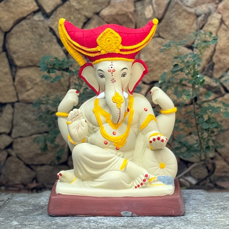 No 8 Shivrekar Mastaani Ganesh Idol 18"