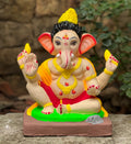 9"Bal ganesh Paper Mache Ganpati