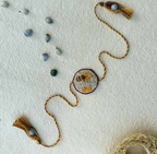 Seed Rakhi pack (with chawal and Kumkum) - Beehive with Vijayanti, Amaranthus,Purslane Seeds