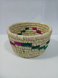 Rangeen Sabai Grass Basket | Handwoven Colorful Storage Basket | Eco-Friendly Home Decor Organizer
