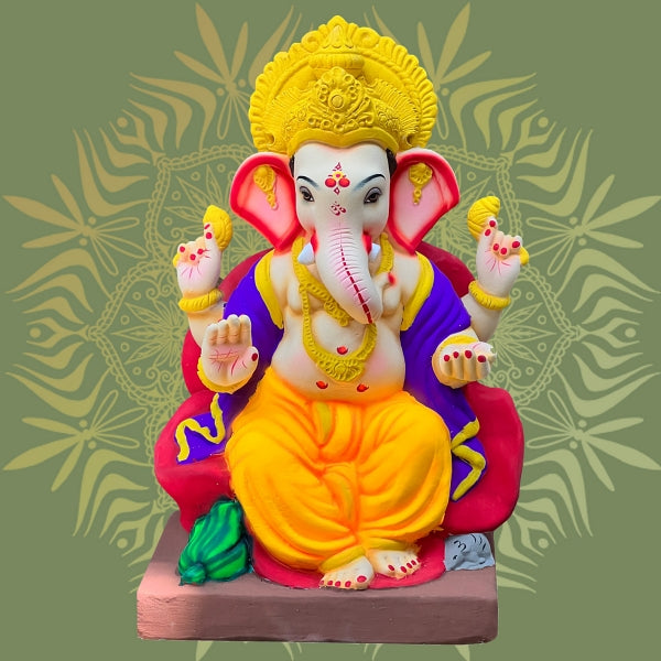 No 12 Jaswant Phool Ganesh Idol 16" (DYSPU)