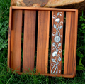 Handmade Wooden Tray 12x12x2 Inch | Decorative Serving Tray (MF)