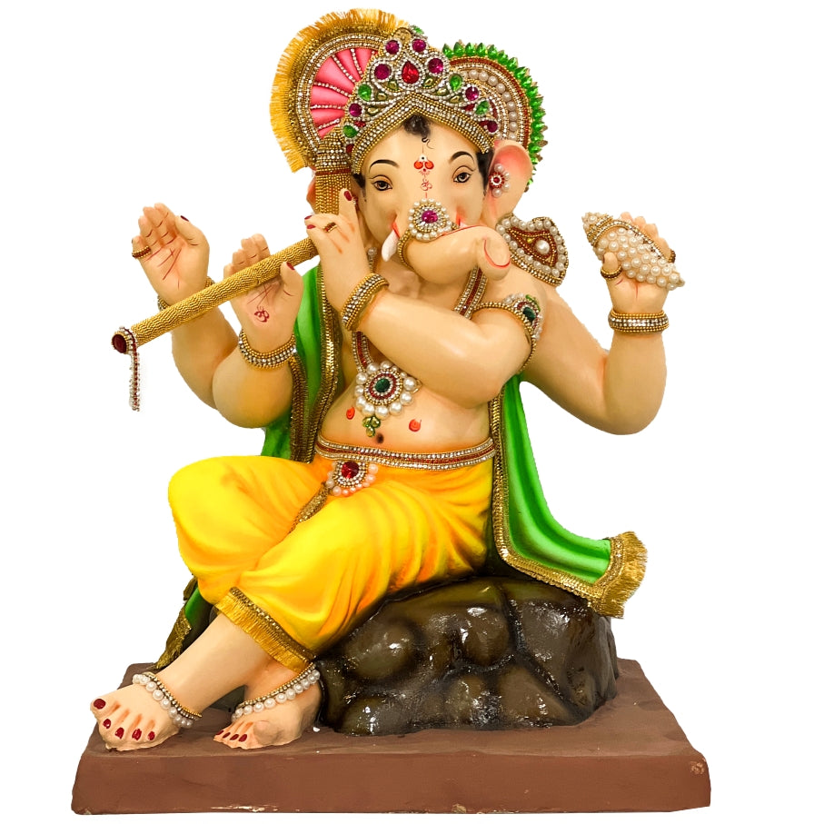 23'' Krishna Paper Ganesh
