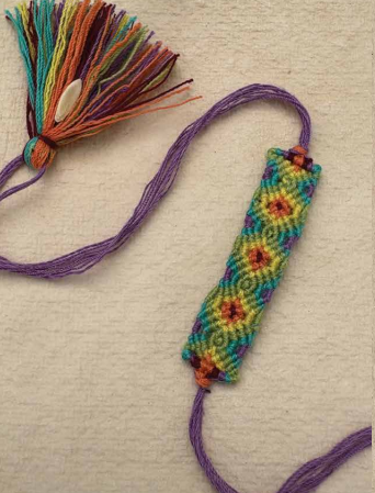 Seed Rakhi pack (with chawal and Kumkum) - Every Stone is a life (Rainbow Bel) with  Roselle, Amaranthus, Purslane seeds
