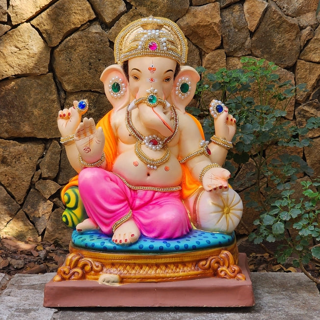 20'' Mota Golring Peshwa Ganesh
