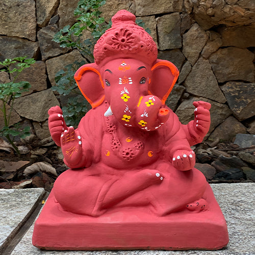 Mud Dagdu Ganesh 12"