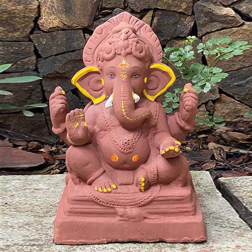 No 16 Mud Dagina Ganesh Idol 13"