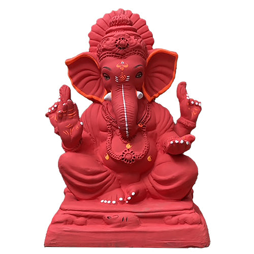 No 12 Mud Gajmukh Maysuri Ganesh Idol 15"