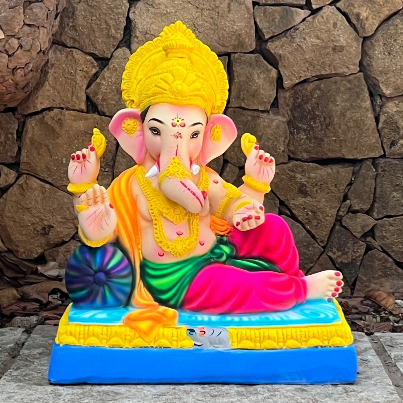 No 8 Mukhya Peshwai Ganesh Idol 15''