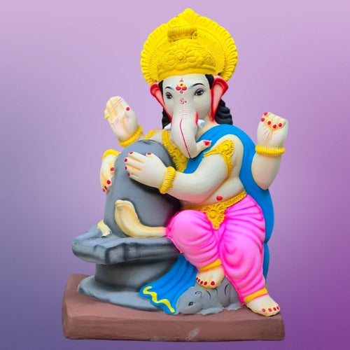 No 6 Pind Pakad Ganesh Idol 18" (DLPSB)